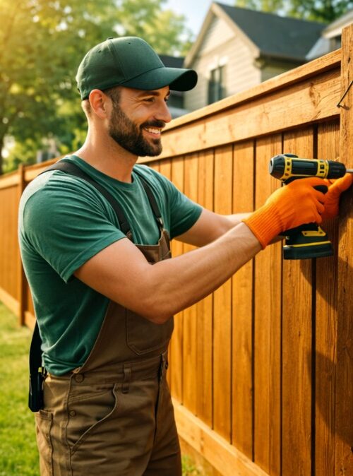 wood fence installer in wichita ks